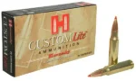 HORNADY CUSTOM LITE 308WIN 125G SST 20RD BX 200RD CASE - Image 4