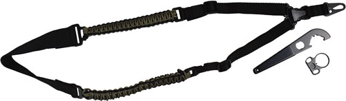 28516-1.jpg TOC TACTICAL PARACORD SLING - w/ ADAPTER & WRENCH SINGLE PT - Image 1