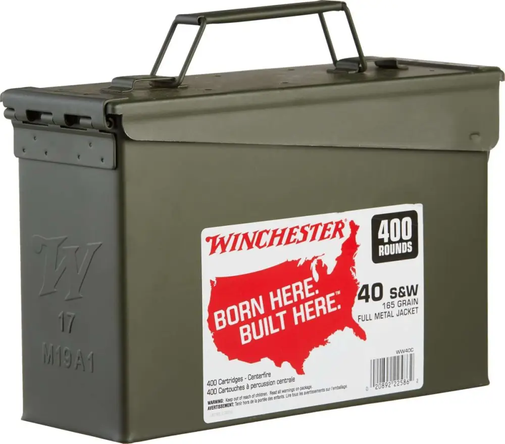 287057-14256969.webp WINCHESTER USA 40SW 165GR FMJ AMMO CAN 400RDS - Image 1