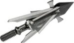 MUZZY BROADHEAD TROCAR HYBRID - 100GR 4-BLADE 1 5/8" CUT 3PK - Image 2