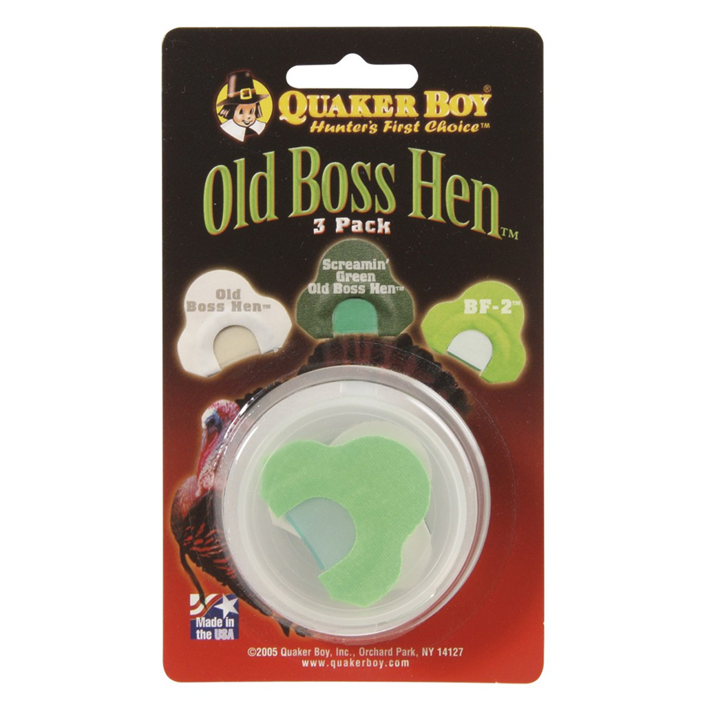 30545_1.jpg Quaker Boy Old Boss Hen Turkey Call 3 pk. - Image 1