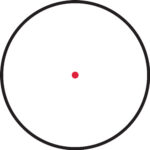 BSA 1X30MM RED DOT SIGHT - 5-M.O.A. DOT BLACK MATTE - Image 2
