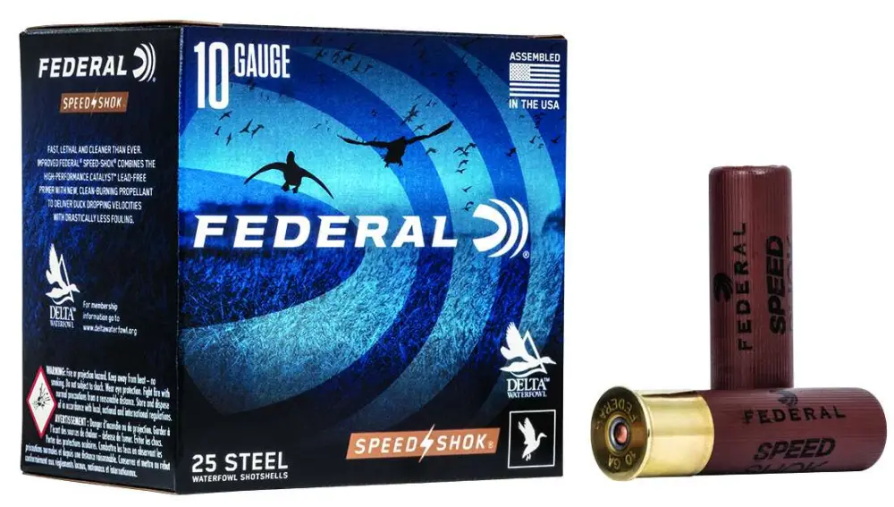 338928-14251115.webp FEDERAL 10GA 3-1/2" 1-1/2OZ BB 25 RD/BX 10 BX/CS - Image 1