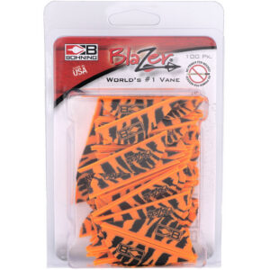 Bohning Blazer Vanes Orange Tiger 100 pk.