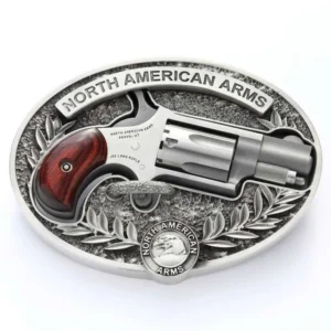 NAA 22LR MINI REVOLVER 1-1/8" STAINLESS W/ BELT BUCKLE