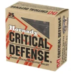 HORNADY CRITICAL DEFENSE 25ACP 35G 25RD BX 250RD CASE - Image 2