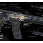 TEKMAT ARMORERS BENCH MAT - 12"X36" AR-15 CUT AWAY BLACK