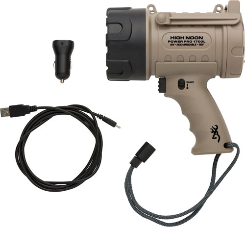 3717805_ACCESSORIES-1.jpg BROWNING HIGH NOON POWER PRO - SPOTLIGHT 1700 LUMENS RECHRGBL - Image 1