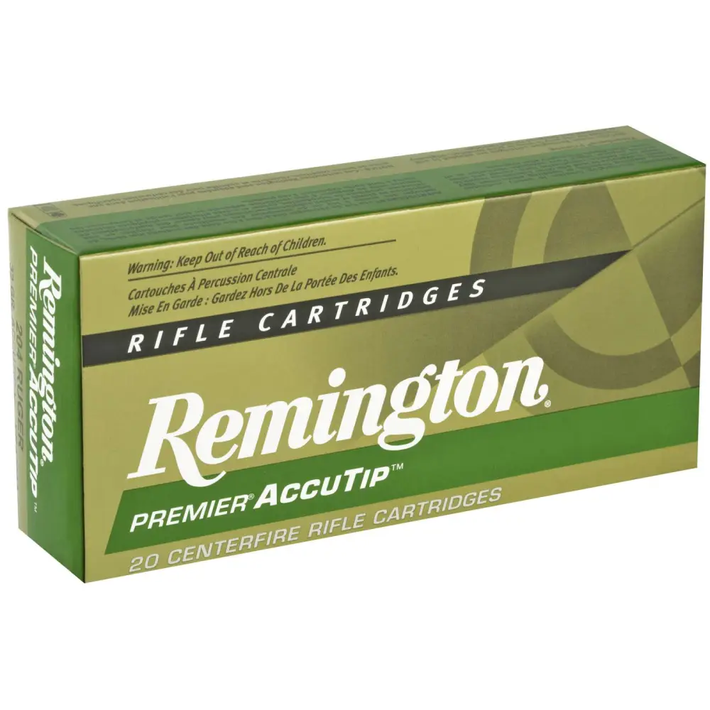 3795-14158695.webp REMINGTON PRA204A 204 RUGER 32GR ACCUTIP-V 20 RD/BX 10 BX/CS - Image 1