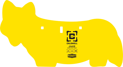 4001073-1.jpg CALDWELL AR500 COYOTE TARGET - 3/8" AR500 STEEL YELLOW - Image 1