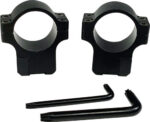 CZ 457 1" ALUMINUM SCOPE RINGS - 11MM DOVETAIL MATTE BLACK - Image 2