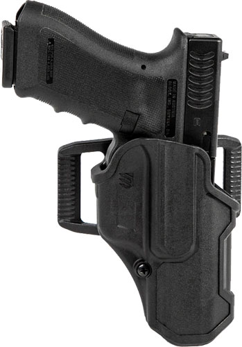 410701BKR.jpg BLACKHAWK T-L2C COMPACT HOLSTR - RH FOR GLOCK 19/26/27 BLACK - Image 1