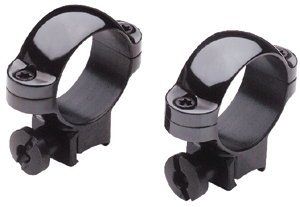 BURRIS RINGS 3/8" DOVETAIL 1" - MEDIUM STEEL GLOSS