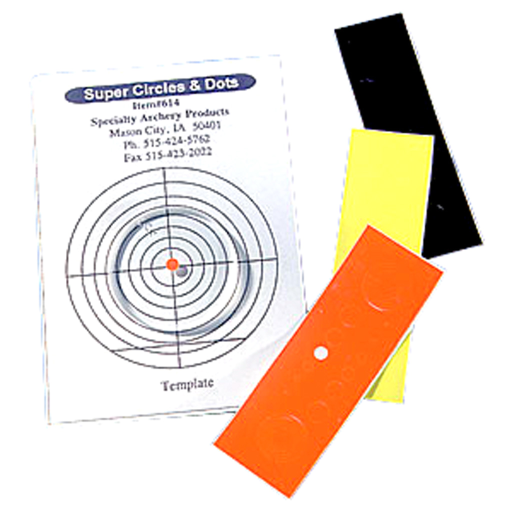 45174_1.jpg Specialty Archery Circles/Dots Black/Orange/Yellow - Image 1