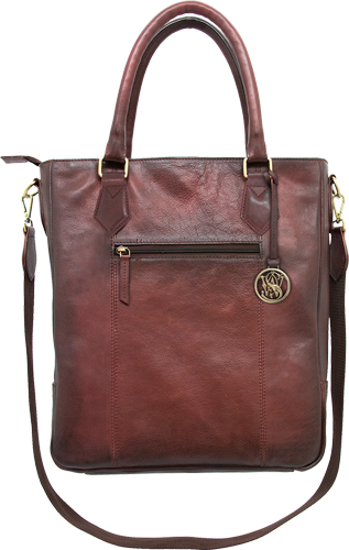 49307C.jpg CAMELEON S&W FLAT TOTE CC - PURSE BURGUNDY - Image 1