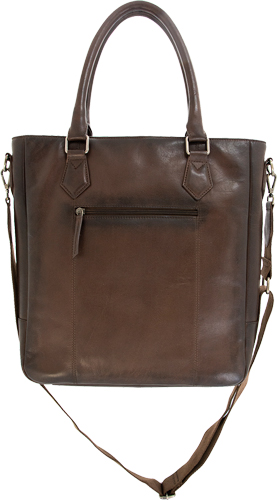 49308C.jpg CAMELEON S&W FLAT TOTE CC - PURSE DARK BROWN - Image 1