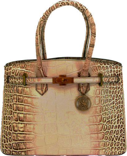 49636_1.jpg CAMELEON S&W CROC HANDBAG - CONCEALED CARRY PURSE - Image 1