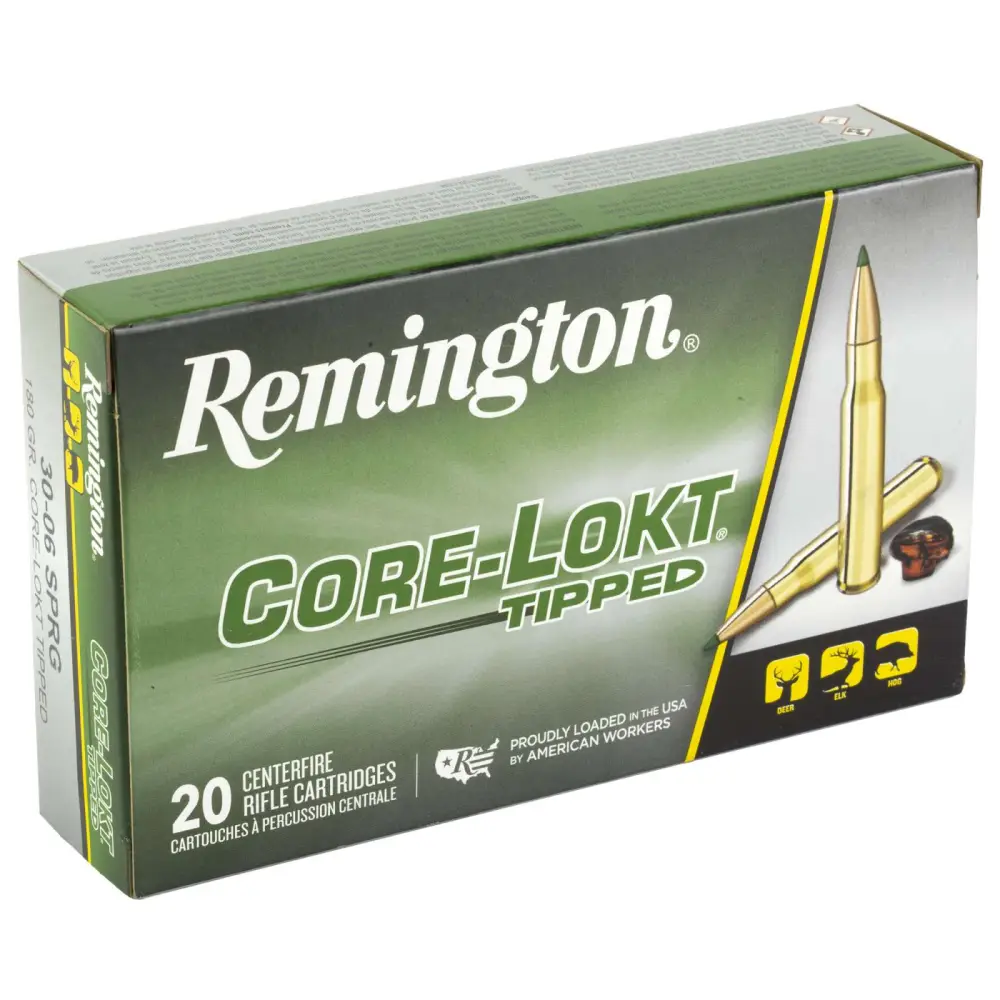 541597-14158663.webp REMINGTON RT3006C 30-06 SPRG 180GR CORE-LOKT TIPPED 20 RD/BX 10 BX/CS - Image 1