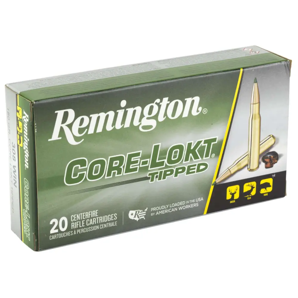 541600-14158671.webp REMINGTON RT308WC 308 WIN 180GR CORE-LOKT TIPPED 20 RD/BX 10 BX/CS - Image 1
