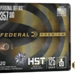 FEDERAL 357 MAG 154GR HST JHP PERSONAL DEFENSE 20 RD/BX 10 BX/CS