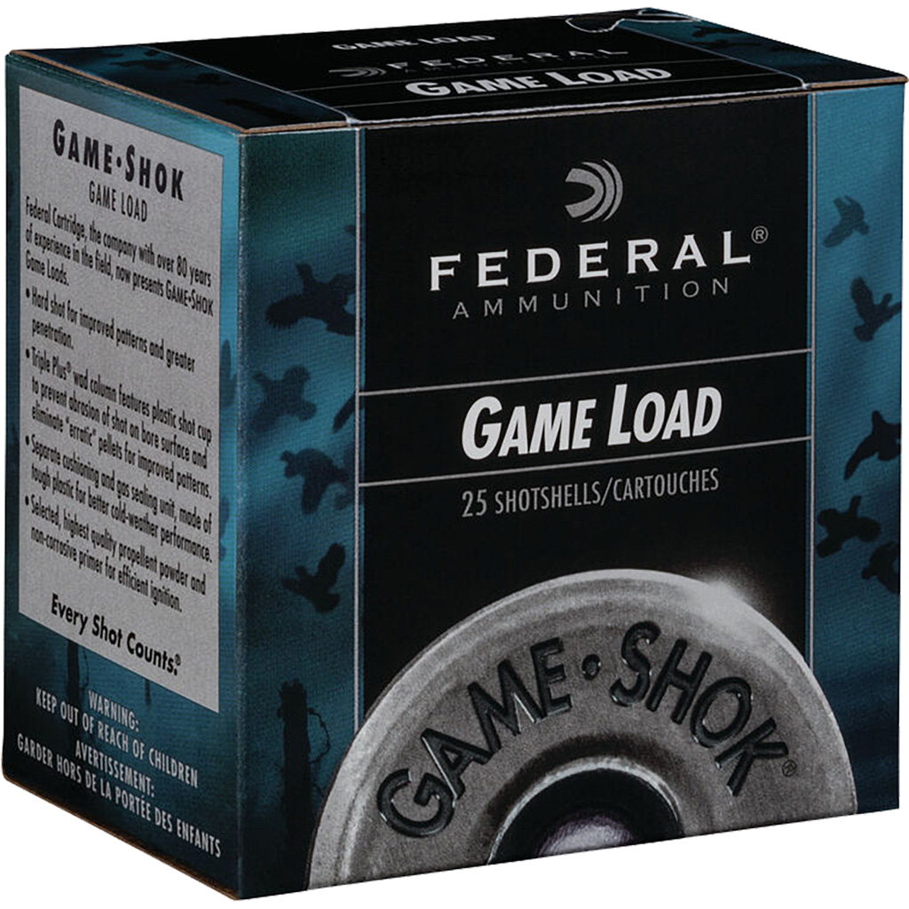 609412_1.jpg Federal Game-Shok Upland Load 20 Gauge 2.75 in. 7/8 oz. 8 Shot 25 rd. - Image 1
