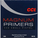 CCI Pistol Primers 550 Magnum Small 1000 ct. HAZ