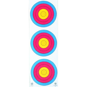 Maple Leaf Target Face 3-Spot Vertical 25 pk.