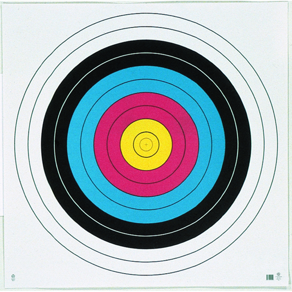 63184_1.jpg Maple Leaf Target Face FITA 10-Ring 80 cm. 25 pk. - Image 1