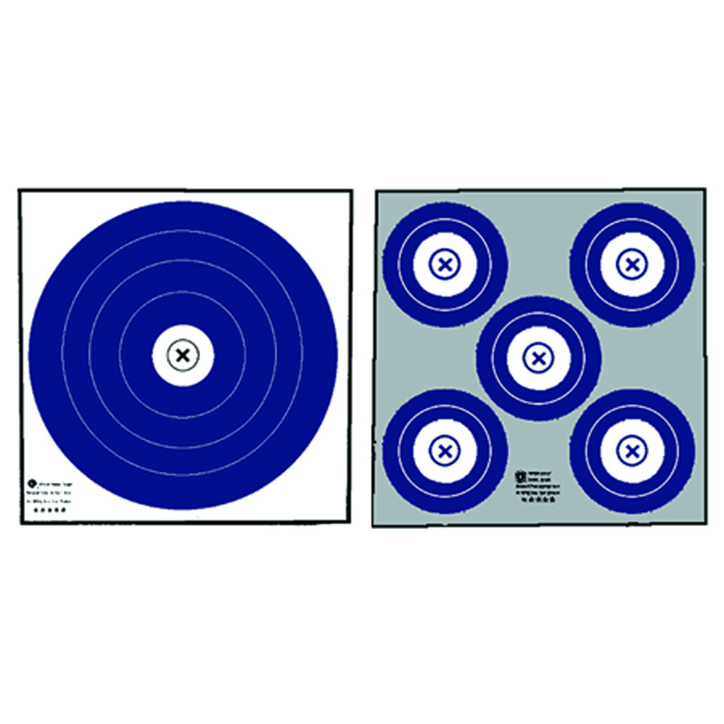 63185_1.jpg Maple Leaf Target Face NFAA Double Sided Indoor 100 pk. - Image 1