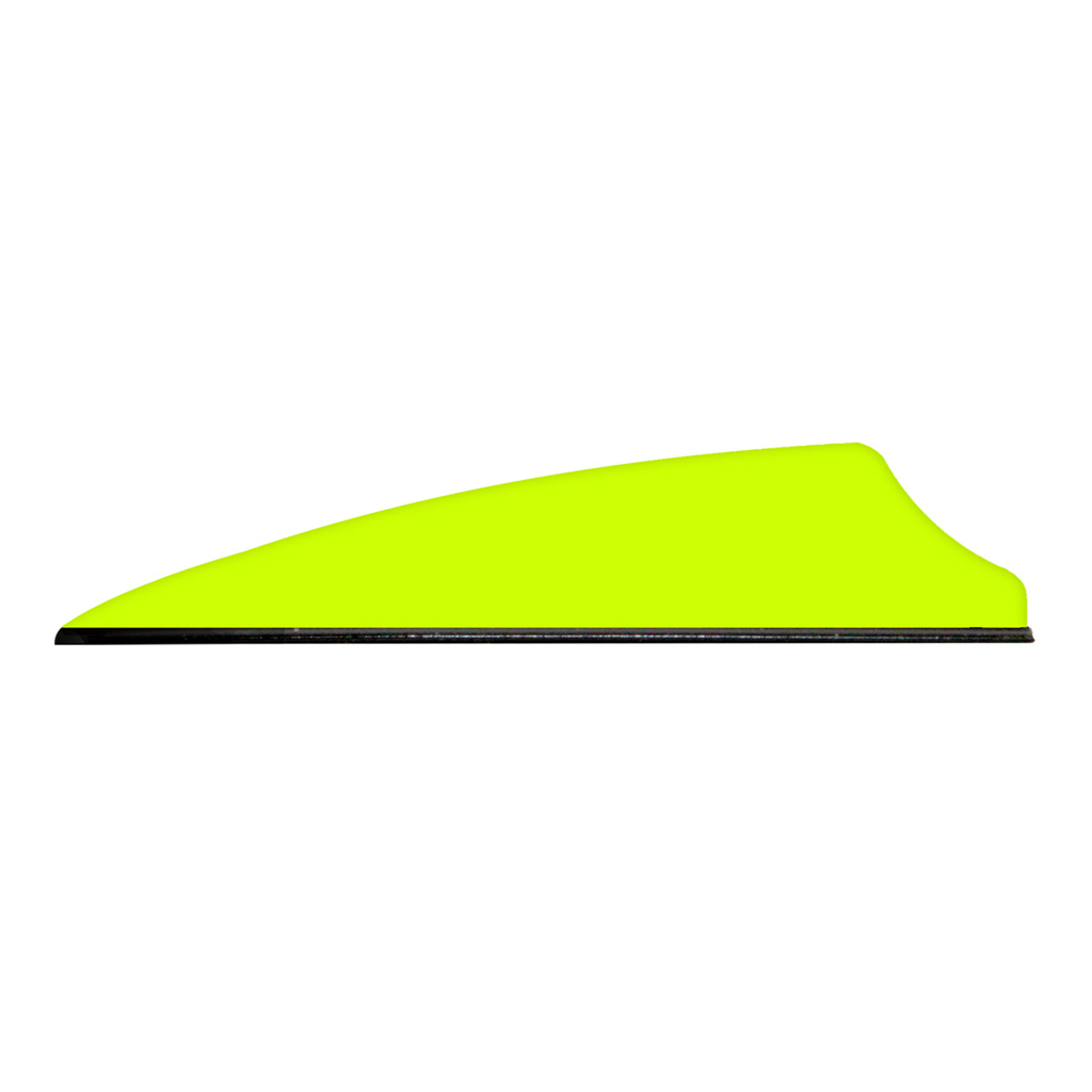 65665_1.jpg Q2i Fusion X-II Vanes Neon Yellow 2.1 in. 100 pk. - Image 1