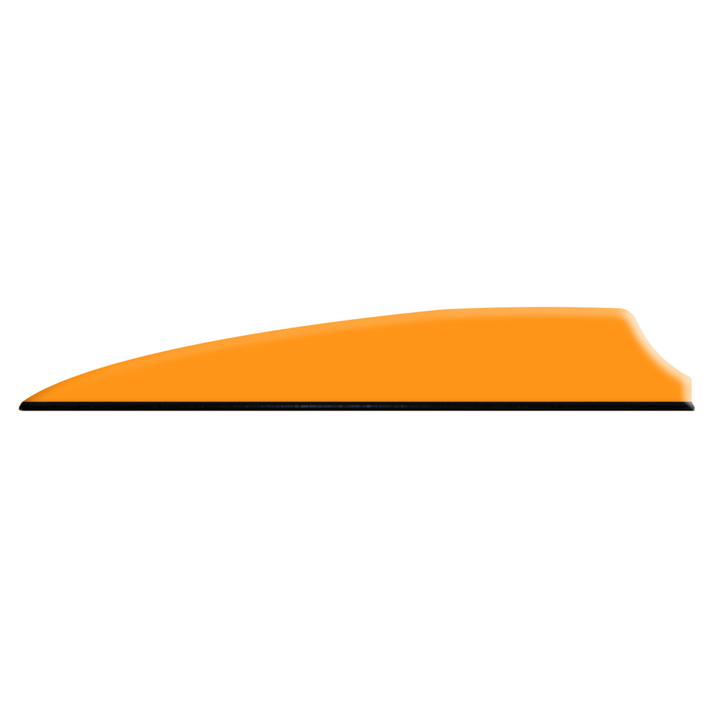 65671_1.jpg Q2i Fusion X-II Vanes Neon Orange 3 in. 100 pk. - Image 1