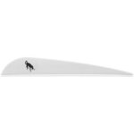 Bohning Bronco Vanes White 4 in. 100 pk. - Image 2