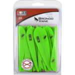 Bohning Bronco Vanes Neon Green 4 in. 100 pk. - Image 2