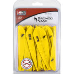 Bohning Bronco Vanes Neon Yellow 4 in. 100 pk. - Image 2