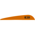 Bohning Bronco Vanes Neon Orange 4 in. 100 pk. - Image 3