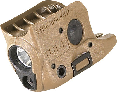69278-1.jpg STREAMLIGHT TLR-6 LIGHT/LASER - FOR GLOCK 42/43 FDE BROWN - Image 1