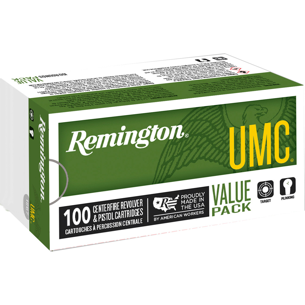 708249_1.jpg Remington UMC Handgun Ammo 38 Spl. 125 gr. JHP 100 rd. - Image 1