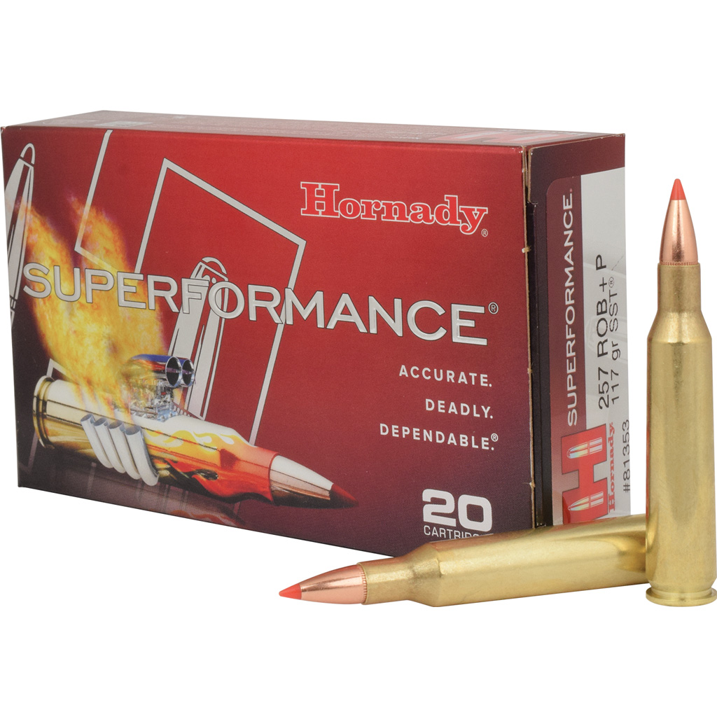 710318_1.jpg Hornady Superformance Rifle Ammo 257 Roberts 117 gr. SST 20 rd. - Image 1
