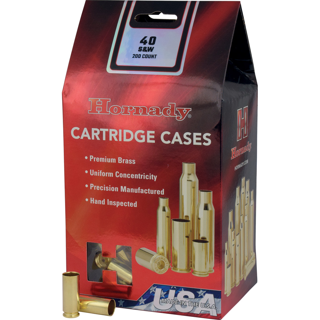 718624_1.jpg Hornady Unprimed Brass 40 S&W 200 pk. - Image 1