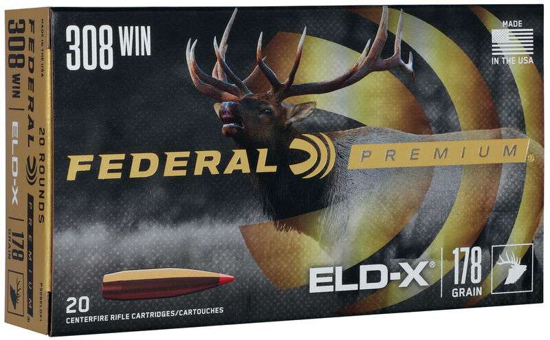 757966-14265292.jpg FEDERAL 308 WIN 178 GR ELD-X 20 RD/BX 10 BX/CS - Image 1