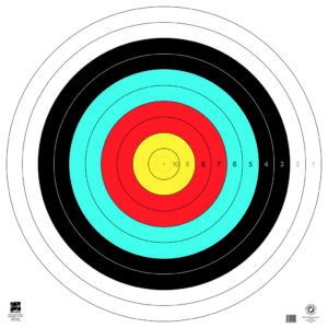 Maple Leaf Target Face Tag Weight 122 cm. 15 pk.