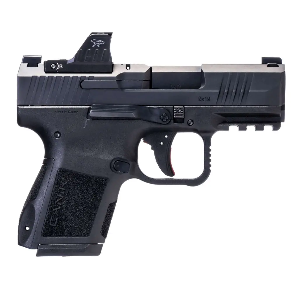 768611-14131655.webp CENTURY CANIK METE MC9 BLK W/OPTIC 9MM PISTOL - Image 1