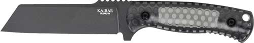 7701_1.jpg KA-BAR LES GEORGE COOL NAME - 4.62" SHEEPSFOOT & SHEATH - Image 1