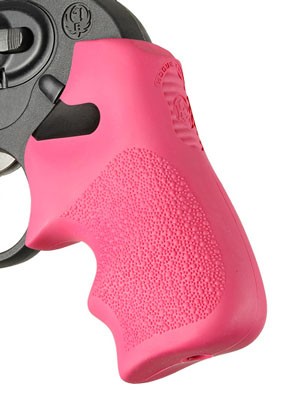78027.jpg HOGUE GRIPS TAMER RUGER LCR - PINK W/FINGER GROOVE - Image 1