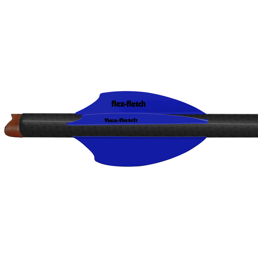 78412_1.jpg Flex Fletch SK2 Vanes Blue 2 in. 100 pk. - Image 1