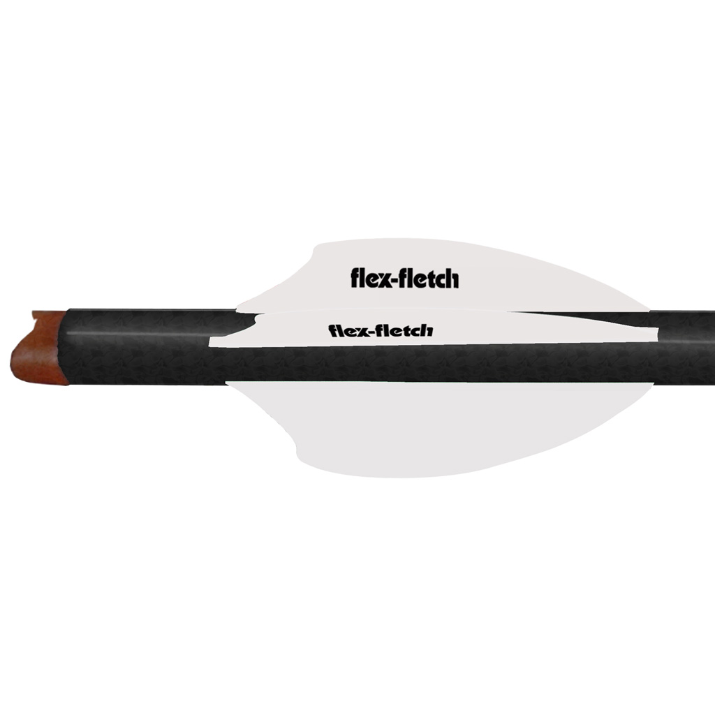 78414_1.jpg Flex Fletch SK2 Vanes White 2 in. 100 pk. - Image 1