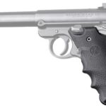 HOGUE GRIPS RUGER MKIV RUBBER - GRIP W/ FINGER GROOVES BLACK