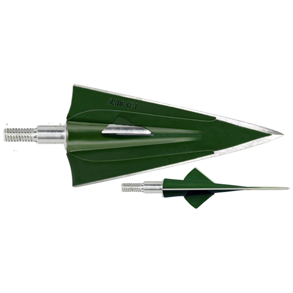 79486_1.jpg Zwickey No Mercy Broadheads Screw In 4 Blade 165 gr. 3 pk. - Image 1