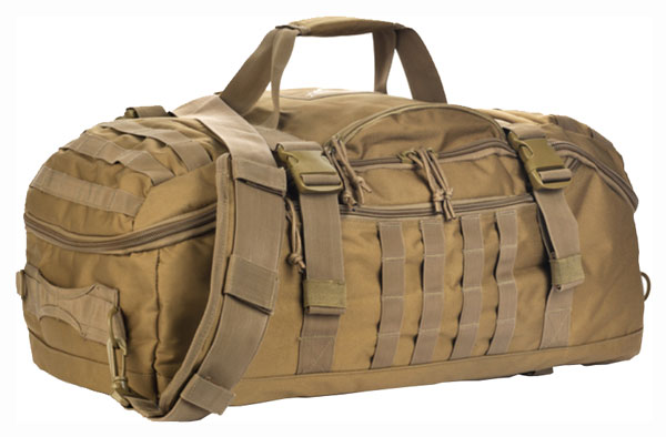 80260COY.jpg RED ROCK TRAVELER DUFFLE BAG - BACKPACK OR LUGGAGE COYOTE - Image 1