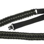 TOC PARACORD RIFLE SLING WITH - SWIVEL BLACK/GRAY